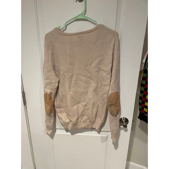 J. crew merino wool cream sweater slim large - Picture 2 of 4